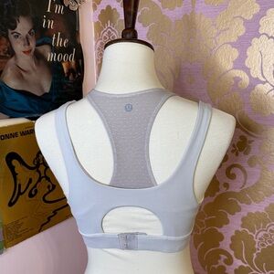 Lululemon Athletica Light Gray Racerback Sports Bra